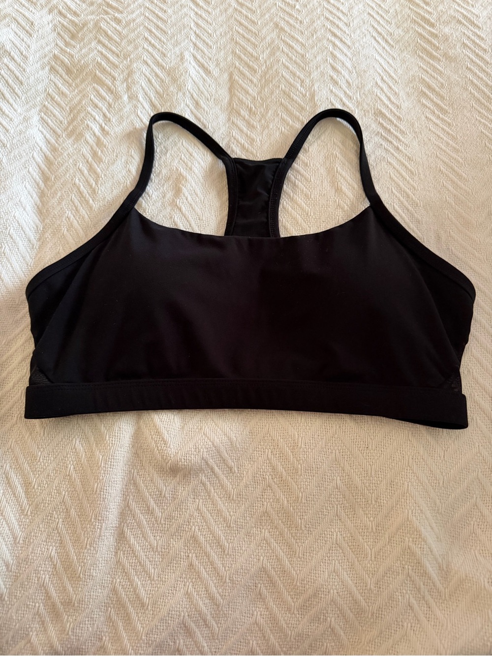 Fabletics Black Racerback Bra